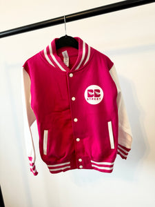 Hot Pink Varsity Jacket