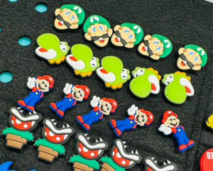 Super Plumber Bros Charms