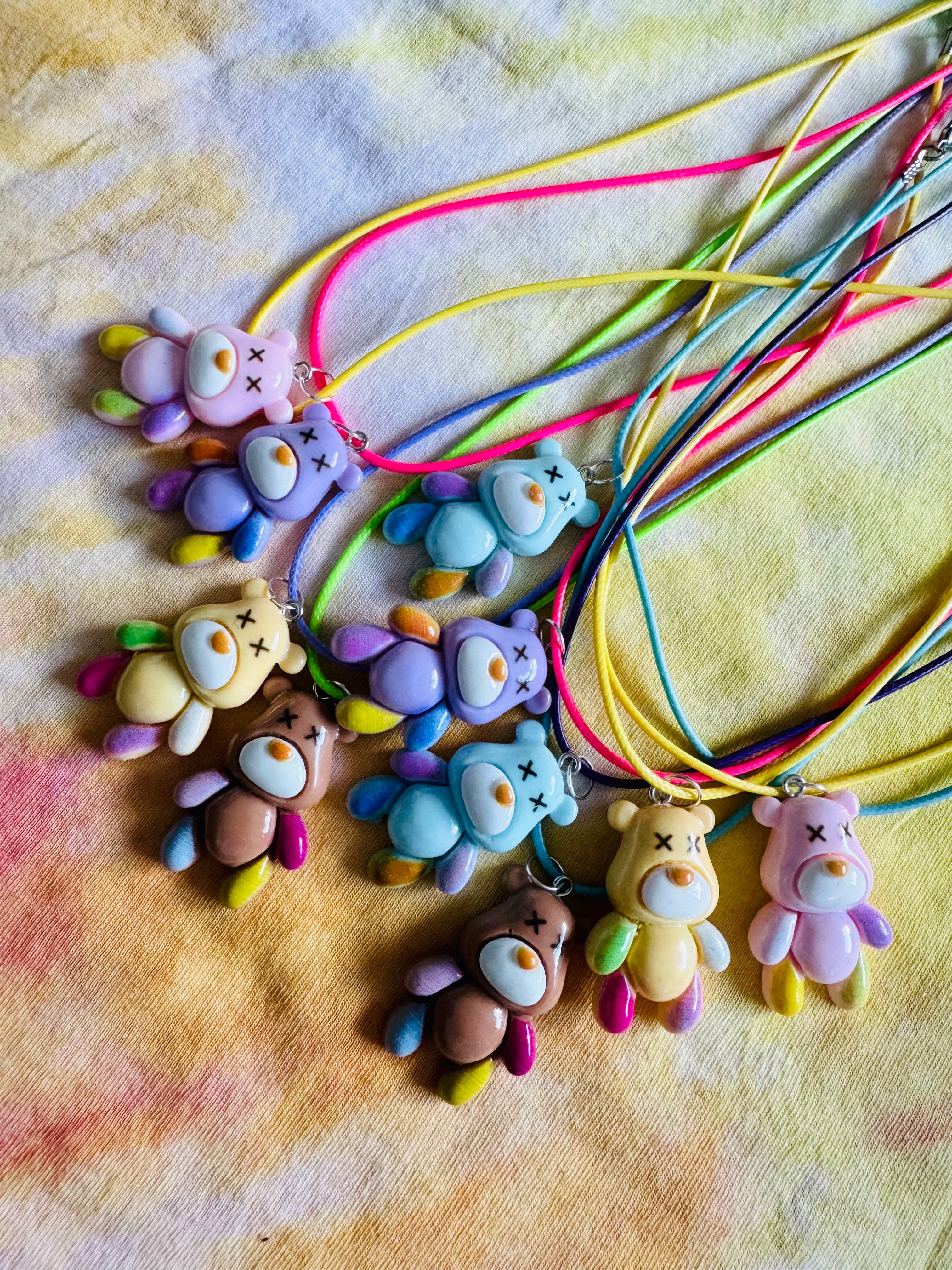 Stuffed Bears Necklace